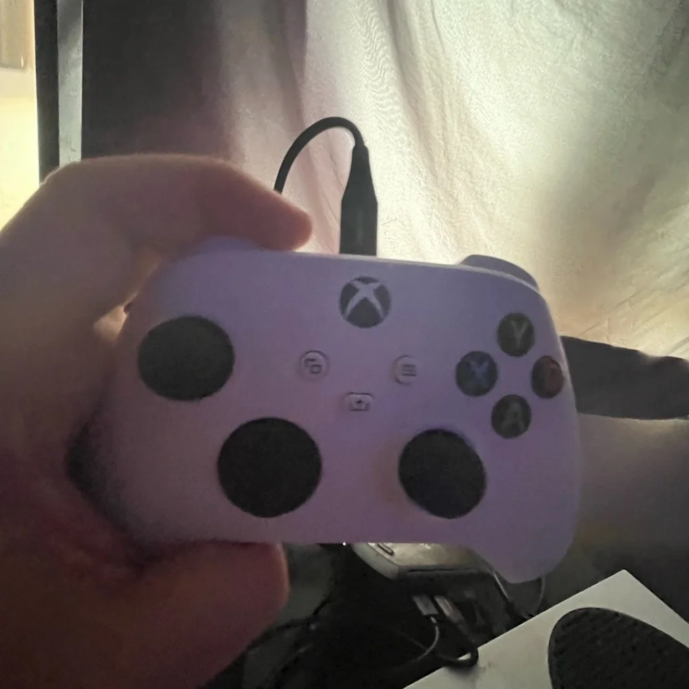 White Gaming Console with Black Speaker Grill